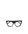 Saint Laurent Kate Cat-eye Glasses In Black