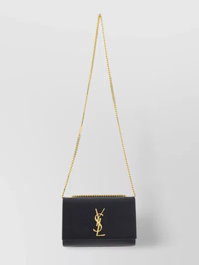 Saint Laurent Small Kate Chain Crossbody Bag In Noir