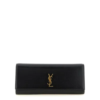 Saint Laurent Kate Clutch In Black