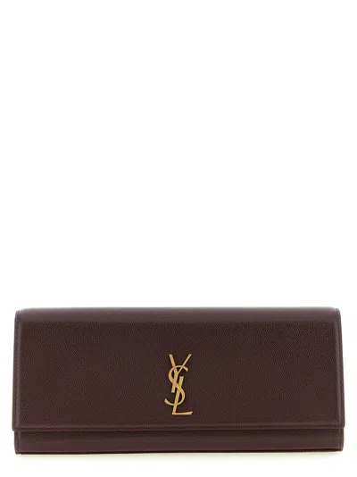 Saint Laurent Kate Clutch Bordeaux