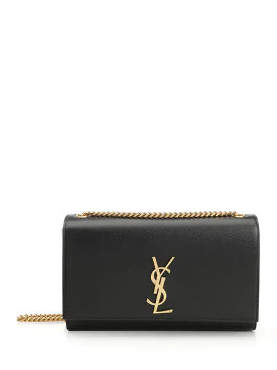 Saint Laurent Kate Crossbody Bags Black