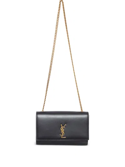 SAINT LAURENT KATE LEATHER SHOULDER BAG