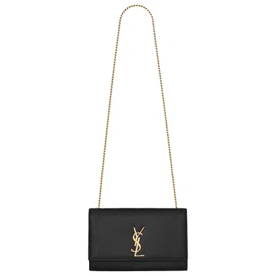 Pre-owned Saint Laurent Kate Medium Chain Bag 'black'