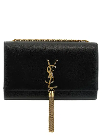 Saint Laurent 'kate' Medium Crossbody Bag In Black