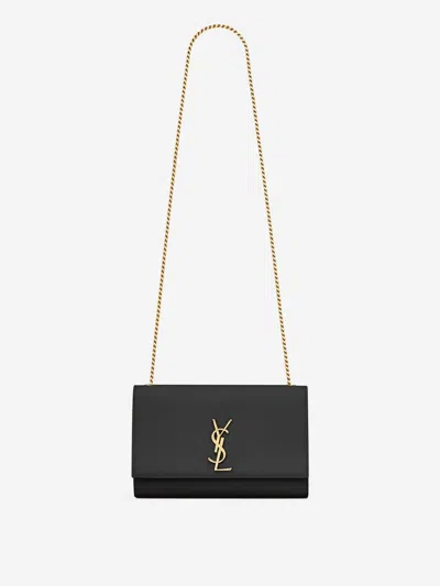 Saint Laurent Kate Medium Shoulder Bag In Black