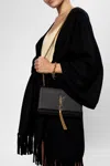 Saint Laurent Kate Monogram Small Leather Shoulder Bag In Black