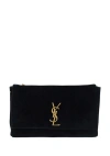 Saint Laurent Kate Shoulder Bag In Black