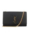 Saint Laurent Kate Shoulder Bag In Black