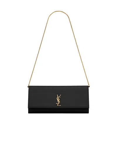 Saint Laurent Kate Shoulder Bag In Black