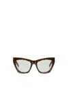 Saint Laurent Kate Sl 214 Acetate Glasses In Tortoiseshell