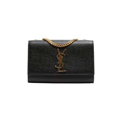 Pre-owned Saint Laurent Kate Small Chain Bag 'black'