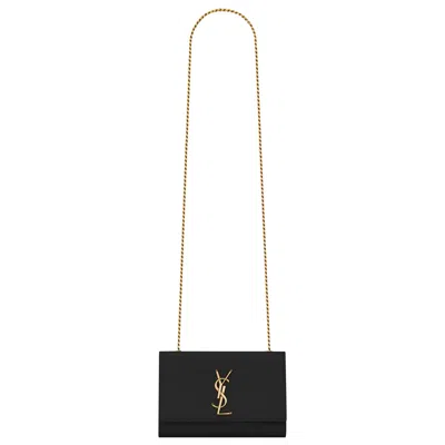 Pre-owned Saint Laurent Kate Small Chain Bag 'black'