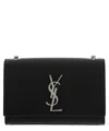 Saint Laurent Kate Small Leather Shoulder Bag In Black
