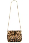 Saint Laurent Kate Supple Bag In Animal Print