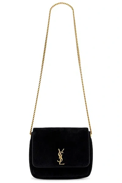 Saint Laurent Kate Supple Bag In Black