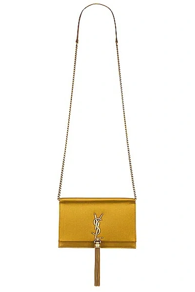 Saint Laurent Kate Tassel Chain Wallet Bag In Jungle
