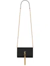 Saint Laurent Kate Tassel-detail Shoulder Bag In 1000 -nero