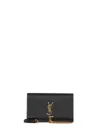 Saint Laurent Kate Wallet In Black