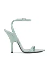 Saint Laurent Katoucha Sandal In Pond Blue