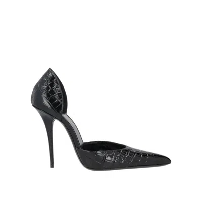 Saint Laurent Kayla 110 Leather Pumps In Black