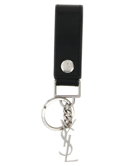 Saint Laurent Key Case In Black