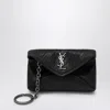 Saint Laurent Envelope-shaped Card Holder Exudes Style In Black