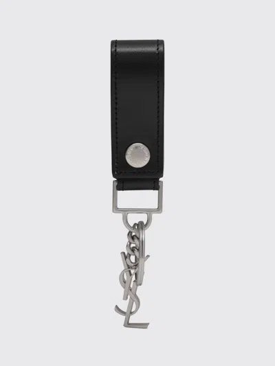 Saint Laurent Keyring In Black