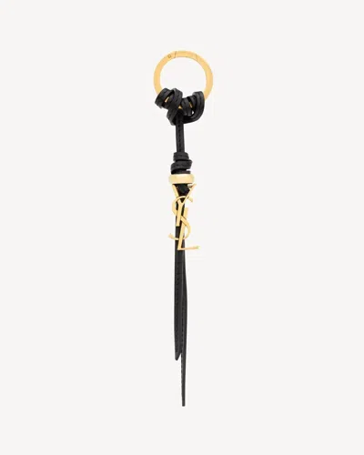 Saint Laurent Keyring Reims In Brown
