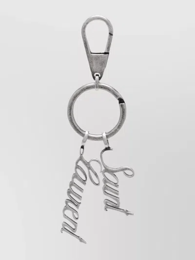 Saint Laurent Keyring With Metallic Finish And Signature Charms