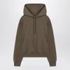 Saint Laurent Logo Embroidered Hooded Sweatshirt