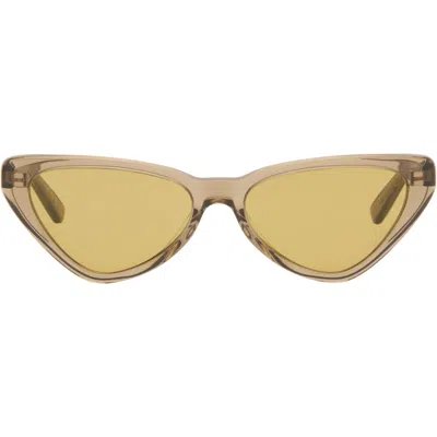 Saint Laurent カーキ Sl 944 サングラス In 003-brown-brown-gree