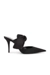 Saint Laurent Killer Mule In Nero