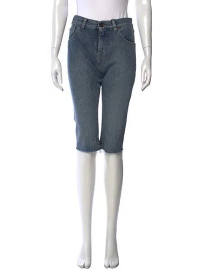 Pre-owned Saint Laurent Knee-length Shorts In Blue