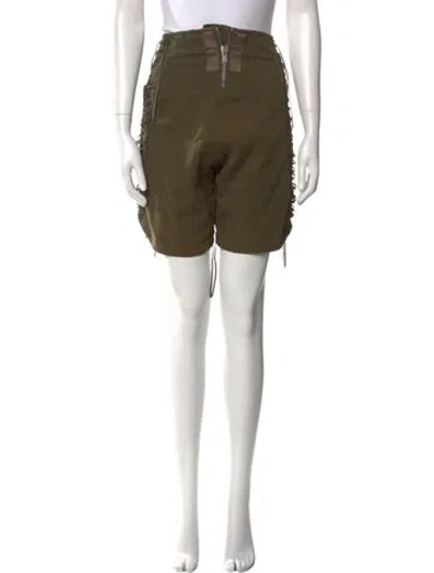 Pre-owned Saint Laurent Knee-length Shorts In Green