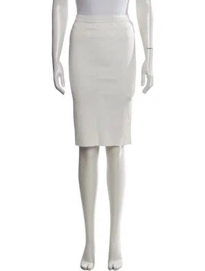 Pre-owned Saint Laurent Knee-length Skirt W/ Tags In Neutrals