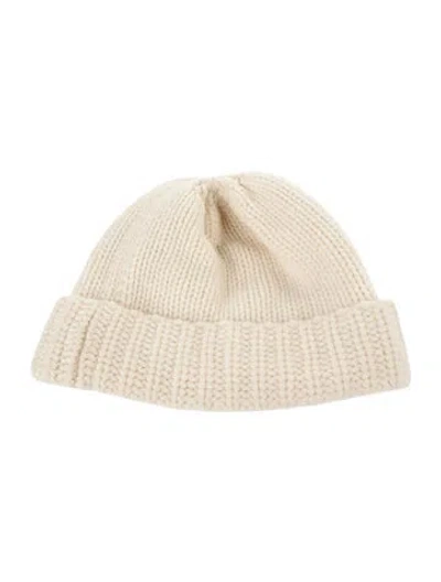 Pre-owned Saint Laurent Knit Beanie In Neutral