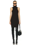Saint Laurent Knit Dress In Chataigne