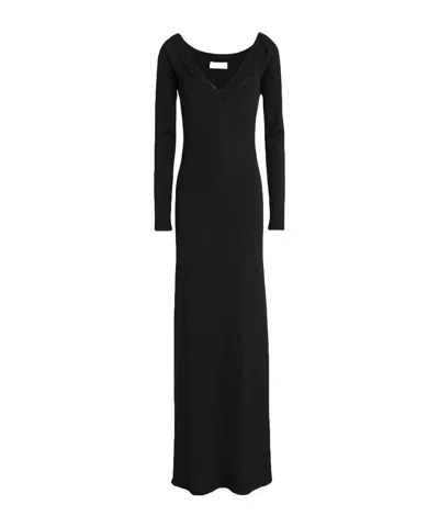 Saint Laurent Knit Dresses In Black