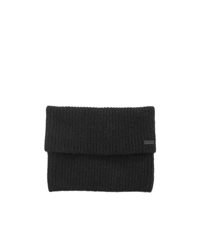 Saint Laurent Knit Folded Collar In Black