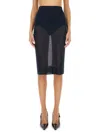 Saint Laurent Knit Pencil Skirt