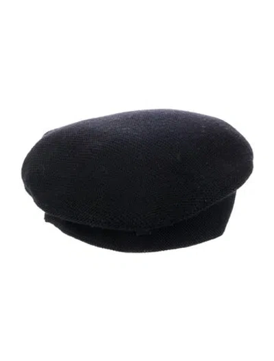 Pre-owned Saint Laurent Knitted Beanie In Black
