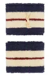Saint Laurent Knitted Cuffs In White