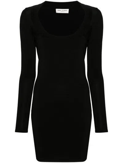 Saint Laurent Knitted Mini Dress