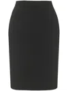 Saint Laurent Women's Stretch Pencil Skirt In Black