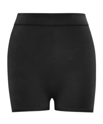 Saint Laurent Knitted Shorts In Black