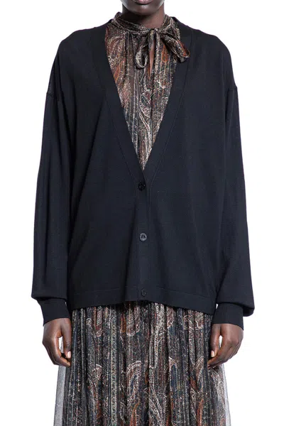 Saint Laurent Knitwear In Black
