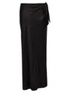 Saint Laurent Knot Maxi Skirt Skirts Black