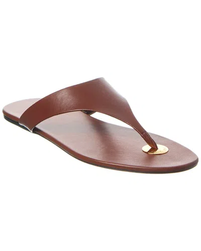 Saint Laurent Kouros Leather Sandal