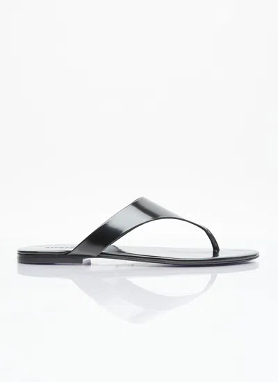 Saint Laurent Kouros Sandals In Black