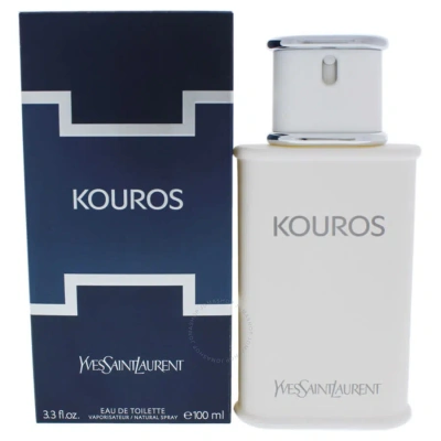 Saint Laurent Kouros/ysl Edt Spray 3.3 oz (m) In Black / Blue / Silver